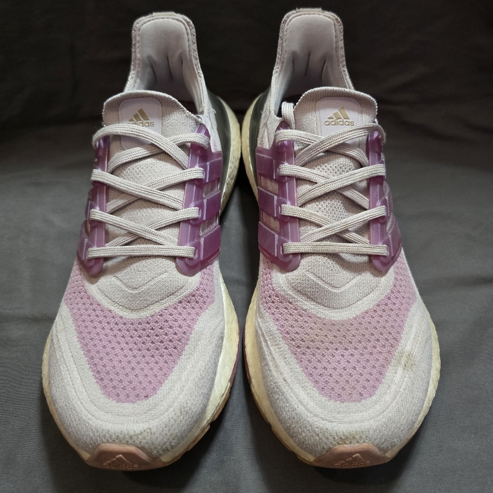 Adidas Women's Ultraboost 21 Pink and Purple Running Shoes